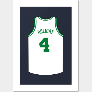 Jrue Holiday Boston Jersey Qiangy Posters and Art